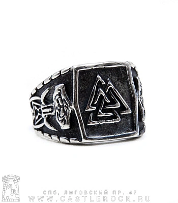 кольцо валькнут (печатка)