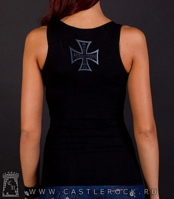 майка addiction крест мальтийский