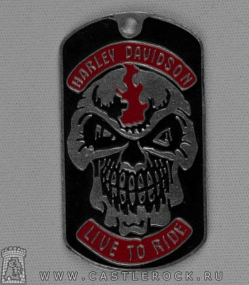 жетон harley-davidson (череп)