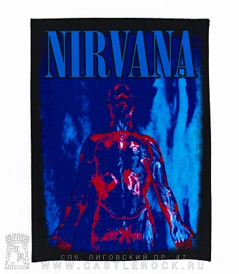 нашивка на спину nirvana "sliver"