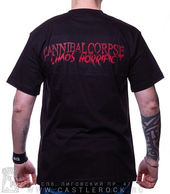 футболка cannibal corpse "chaos horrific"