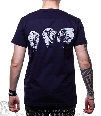 футболка police "reggatta de blanc" (синяя)