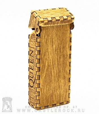 портсигар деревянный queen freddie mercury (узкий)