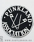 нашивка punkland association (принт белый)