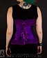корсет фиолетовый (кружева и бантики)