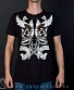 футболка addiction черепа в шлемах "addiction brand"