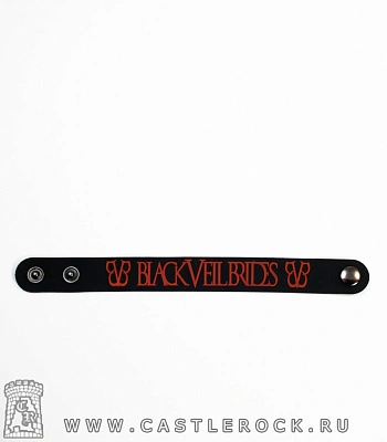 напульсник силиконовый black veil brides (красное лого)