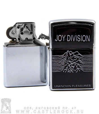 зажигалка цветная joy division "unknown pleasures"