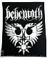 нашивка на спину behemoth (лого ч/б, потертое)