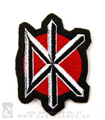 нашивка dead kennedys (лого, вышивка)