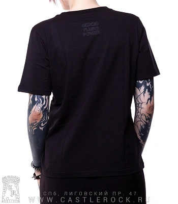 женская футболка кот ассасин (прямая, светится)