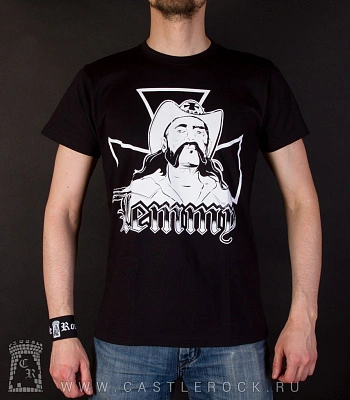 футболка motorhead lemmy (принт ч/б)