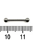 Микроштанга Титан с Шариками 1,2 х 12 х 3/3