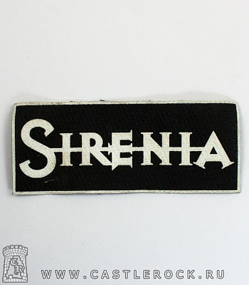 нашивка sirenia (надпись белая)