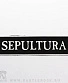 нашивка sepultura (надпись белая)