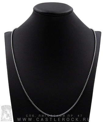 цепь стальная плетение венецианское (звенья затемненные, 2 мм)