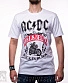 футболка ac/dc "hell's bells 1980 back in black" (белая)