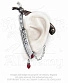 серьга кафф alchemy gothic (алхимия готик) e335 cut throat
