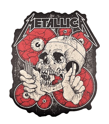 наклейка виниловая metallica "the shortest straw" (средняя)