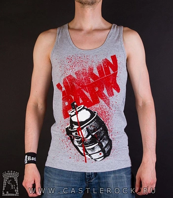 майка linkin park (граната, серая)