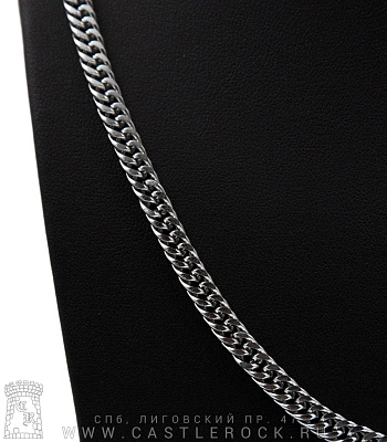цепь стальная панцирная двойная (звенья усеченные, 5 мм)