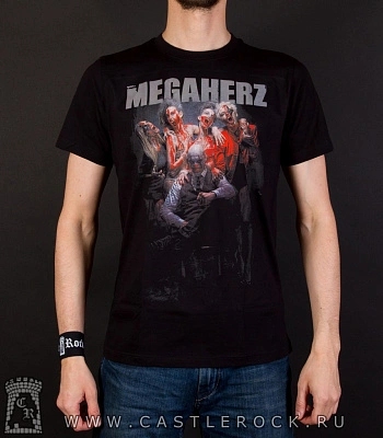 футболка megaherz (группа)