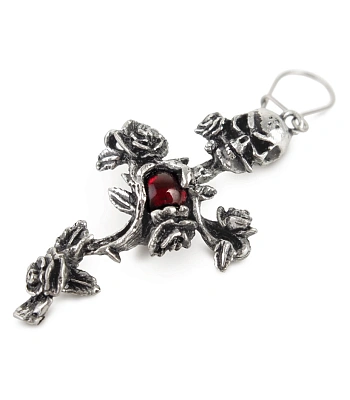 серьга alchemy gothic (алхимия готик) e130 rose thorn cross