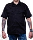 рубашка с коротким рукавом черная