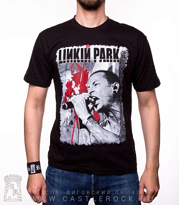 футболка linkin park chester bennington "hybrid theory"