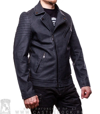 косуха к/з мягкая без ремня (стеганые вставки) d-288-2