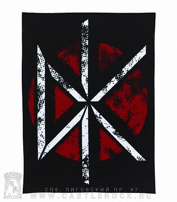 нашивка на спину dead kennedys (лого)
