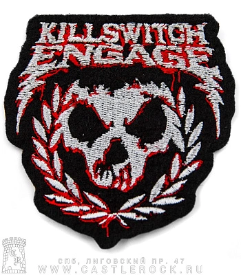 нашивка killswitch engage (вышивка)