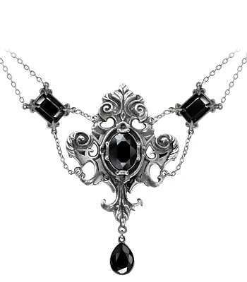 подвес alchemy gothic (алхимия готик) p503b queen of the night (камни черные)