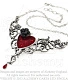 подвес alchemy gothic (алхимия готик) p721 the blood rose heart