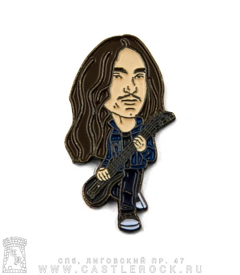 значок цанга metallica cliff burton