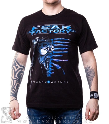 футболка fear factory "demanufacture"