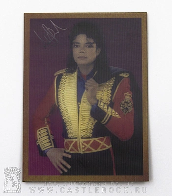 магнит прямоугольный 3d michael jackson (голограмма)