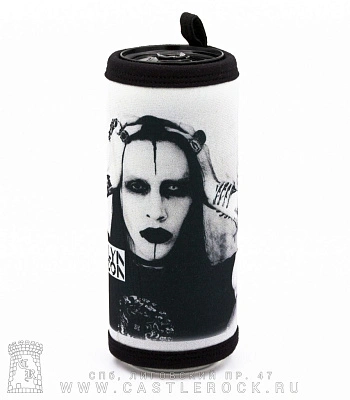 чехол на банку marilyn manson (ч/б)