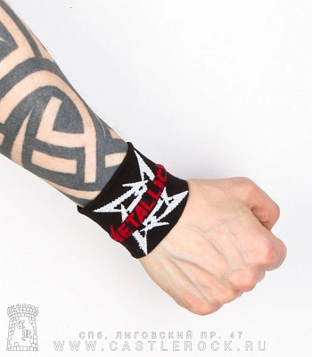 напульсник трикотажный metallica