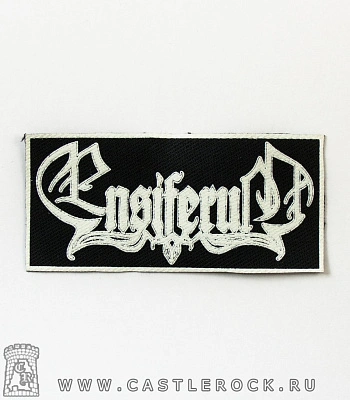 нашивка ensiferum (лого белое)