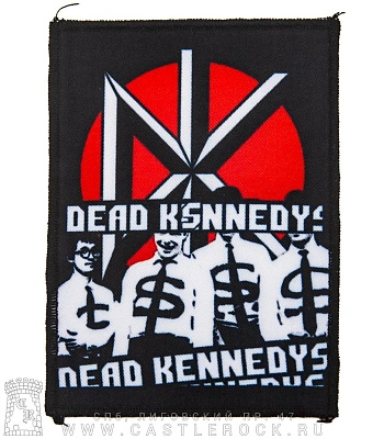 нашивка dead kennedys (группа, лого)