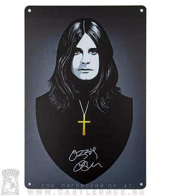 табличка ozzy osbourne
