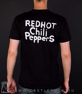 футболка red hot chili peppers (группа в лого)