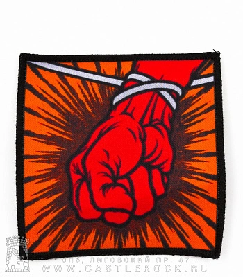 нашивка metallica "st. anger" (оранжевая)