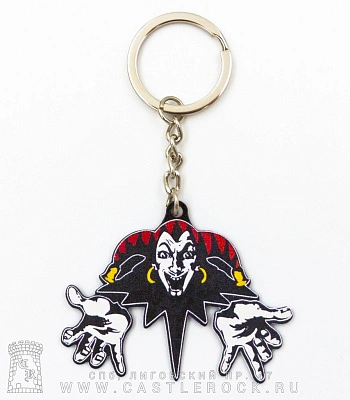 брелок металлический король и шут (лого, малый)