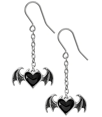 серьги alchemy gothic (алхимия готик) e443 blacksoul