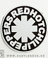 нашивка red hot chili peppers (белая)