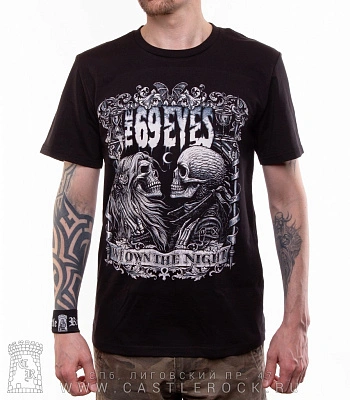 футболка 69 eyes "we own the night"