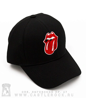 бейсболка rolling stones (шесть клиньев, вышивка)
