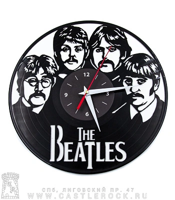 часы настенные винил beatles
